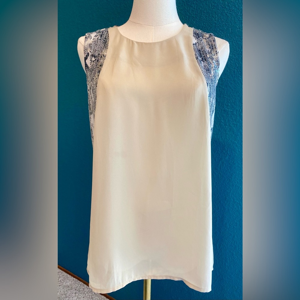 Maurice’s sleeveless sequin embellished top small